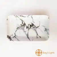 在飛比找momo購物網優惠-【Daylight】大理石紋系列-20cm長方盤(陶瓷盤 北