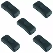5 x Black Inline Rocker Cord Switch 1A DPST