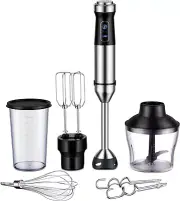 1000W 6-In-1 Immersion Blender Stainless Steel Scratch Resistant Immersion Whisk
