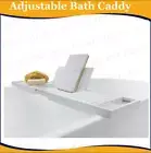 Expandable Bath Tub Tray Bathtub Caddy Holder Over Bathroom Spa Accessories Rack