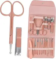 Healeved Nail Manicure Tool Set 19-piece Nail Clippers Kit Pu Case Perfect for Men Women