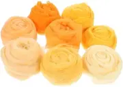 COHEALI 8 Soft Felting Wool Kit Needle Felting Supplies for DIY Crafts Painting Jewelry Making and More