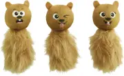 Nina Ottosson Plush Replacement Chipmunk Toys for Snuffle N' Treat Dog Ball Puzz