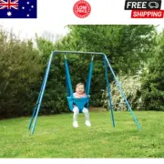 Kids 2 in 1 Swing Set Growing Toddler Child Outdoor Swing Adjustable Height New
