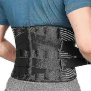 Medical Back Lumbar Support Belt Waist Orthopedic Brace Posture Men Women Corset Spine Decompression L