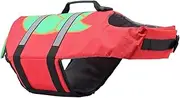 Keep Your Friend Safe with These Cool Dog Life Jackets with Reflective Design and Fun Prints Like Sharks or Mermaids, Your Pup Will Be The Coolest in The Water. (S,JSY12 Turtle Reflecting)