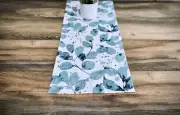 Blue Table Runner Eucalyptus Leaf Leaf Table Centerpiece Vine Table Linens Decor