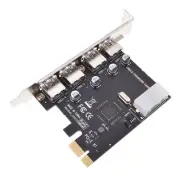 4-Port 5Gbps USB 3.0 To PCI-E Card Express Expansion Card Adapter VIA for Win7 X