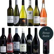 Winter Favourites Mixed Dozen Plus Bonus, Australia multi-regional Mixed Red and White Wine Case, Wine Selectors