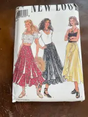 Sewing Pattern New Look 6202 Full Flouncy Skirts x 3 Uncut Size 8-18