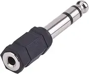 Angoily 6.5mm to 3.5mm Stereo Male to Female Audio Adapter Microphone Connector 15 Pack for Amplifier and Mixer