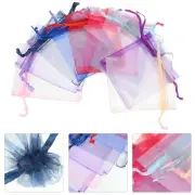 100 Pcs Gift Bag Small Drawstring Bags Shopping Travel Jewelry Pouches