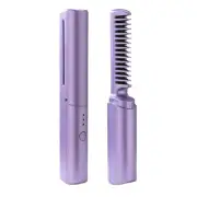 2In1 Wireless Professional Hair Straightener Curler Comb Fast Heating7009
