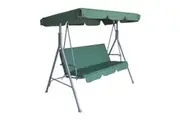 Milano Outdoor Steel Swing Chair - Dark Green