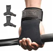 PROIRON Weight Lifting Wrist Straps(Pair) Rubber Weightlifting Wrist Strap Heavy Duty Power Wrist Straps Hand Grip Support for Deadlifts, Pull Ups, Shrugs - Gym Grips for Men and Women