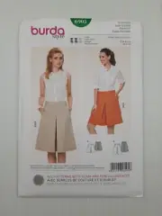 Burda Sewing Pattern 6905 Women's Pantskirt Pattern Size US 8-22 EUR 34-48 NEW
