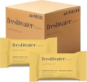 Freshwater Farm Australia Guest Soap Bars|Lemon Myrtle Oil & Manuka Honey Guest Soaps/Mini Soaps | Triple-Milled| 30g x 40 pack for Hotels & Airbnb