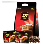 G7 Trung Nguyen Black Coffee 100pcs X 2g Vietnam Coffee Pure Soluble