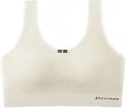 [Ztexkee] Girls Training Bras with Removable Pads Sports Bra Crop Cami Tank Top Underwear Yoga Bra for Women Teens Girls