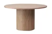 MD Oscar Solid Timber Trunk Leg Round Dining Table