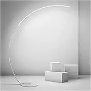 Indoor Floor Lamps Floor Lamp Decorative Lamp Minimalist Creative Living Room Bedroom Hotel Apartment Lamp Study Design Household Desk Lamp (excluding Light Source) Standing Lamp(White)