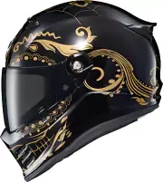 Scorpion Exo Covert Fx Full Face Helmet El Malo Gold/Gloss Black Lg