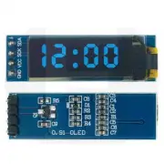 3PCS 0.91" Blue OLED LCD Display Module 3.3V 5V IIC I2CSSD1306 For Arduino USA