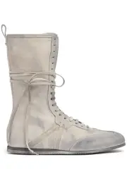 Ann Demeulemeester Fides $815 Off White High Top Sneakers New & Authentic