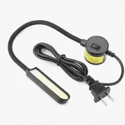 BrightStitch LED Gooseneck Sewing Light - 6W COB, Adjustable Magnetic Base, 110-
