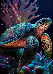 Sea Turtle Diamond Painting Kits for Adults-Sea Turtle Diamond Art Kits