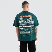 [Nomadic Paradise] Sponsor Street Tee Deep Teal
