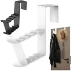 Over The Door Hanger Hook Clothes Hanging Rack Double-Hook Hanging Space Saving
