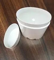Empty Deodorant Containers - Twist-up, Recyclable, DIY Empty Deodorant OVAL Tubes, Top-Fill 2.5 OZ (Pack of 5, White)