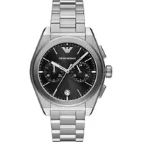 在飛比找PChome24h購物優惠-Emporio Armani 亞曼尼 紳男計時手錶-43mm