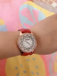在飛比找Yahoo!奇摩拍賣優惠-替換錶帶 FOLLI FOLLIE手錶輕奢時尚鑲鉆心形轉盤時