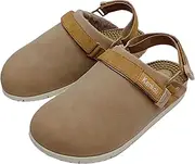 Kenkoh Chiba Massage Sandals (US 11) I Beige I Japanese Acupressure and Reflexology Pain Relief Sandals I For Men