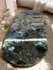 60"x30" Labradorite Stone Kitchen Slab Countertop Crystal Healing Gemstone Decor
