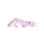 GENUINE LALIQUE Panther Zeila Nebula Rose Pink Luster 10801900 FREE UK DELIVERY