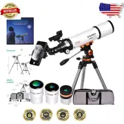 Professional Beginner Telescope: 20x-250x Magnification for Stargazing Delight