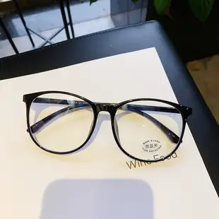 韓國ins學生復古透明眼鏡框時尚防藍光圓形眼鏡光學眼鏡