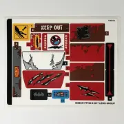 LEGO STICKER SHEET 70907 Killer Croc Tail-Gator The LEGO Batman Movie Decals