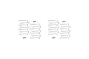 2x 14pc Dreambaby Durable Safety Catches Child/Toddler Cabinet/Drawer Locks
