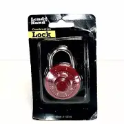 Combination Padlock 1.5” Dial Red