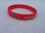 SILICONE~TRINIDAD~TOBAGO~RASTA~BRACELET~CARNIVAL~PORT OF SPAIN~RASTAFARI~NEW