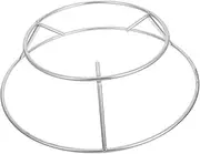 WEKADRIN Stainless Steel Pot Rack Pot Hanging Rack for Camping Kitchen Firewood Storage