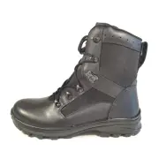Genuine Serbian Military Boots M18 Black Leather size 43 EU New Army Tactical