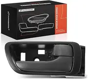 A-Premium Front or Rear Right Passenger Side Interior Door Handle Compatible with Toyota Camry 2002 2003 2004 2005 2006, Brown, Replace# 69206-AA030-B0, 69205-33030-B