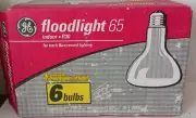 6 PACK GE Indoor Floodlight 65W NOT LED R30 Directional Soft White