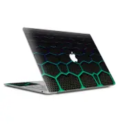 Skin Decal Wrap for MacBook Air Retina 13 Inch - Metal Grid Futuristic Panel