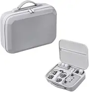 Cochanvie PU Leather Hard Case for DJI Neo Fly More Combo - Waterproof, Shockproof Drone Carrying Bag with Protective Interior for DJI NEO Drone & Accessories